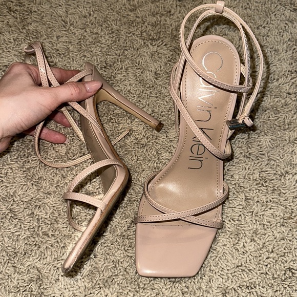 Calvin Klein Nude Heels - Picture 2 of 2